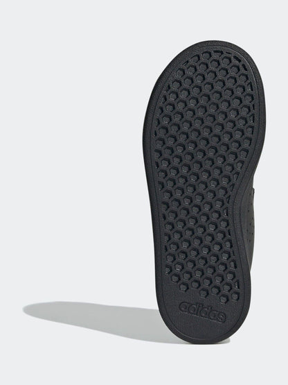 adidas Black Advantage Base 2.0 Hook and Loop Kids Trainers image 9
