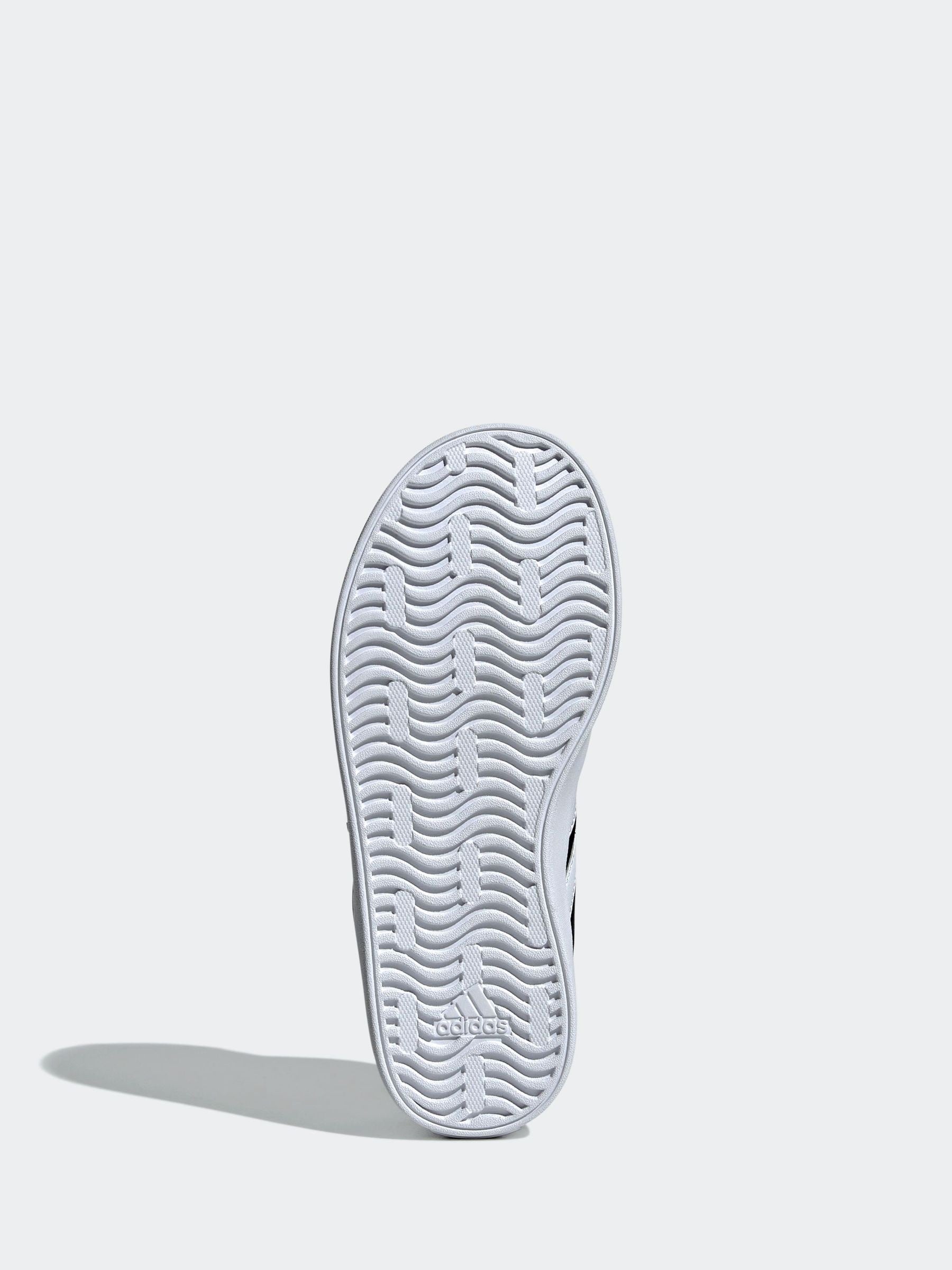 adidas Black/White Vl Court 3.0 Trainers image 6