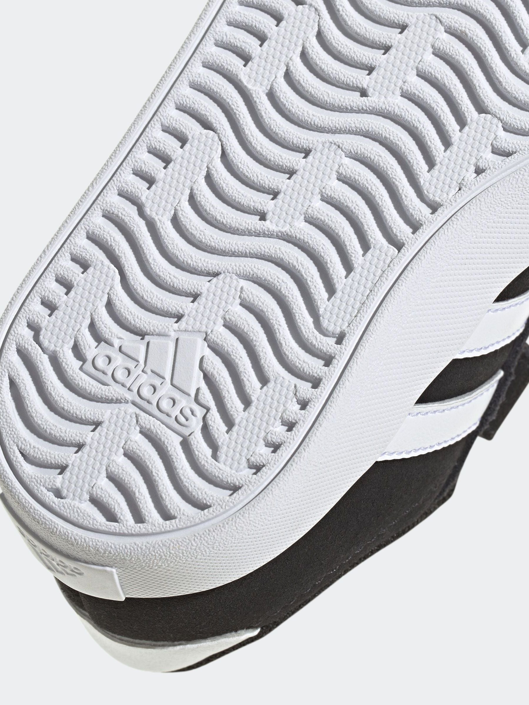 adidas Black VL Court 3.0 Hook and Loop Infant Trainers image 10