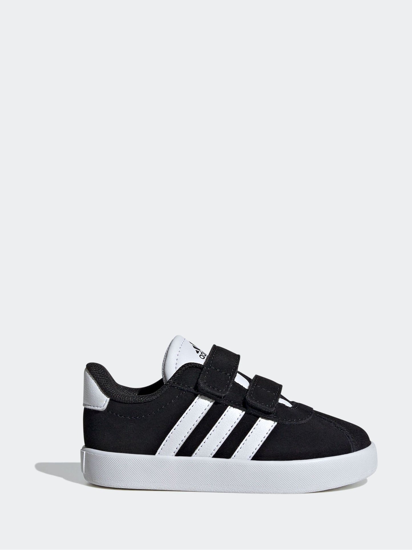 adidas Black VL Court 3.0 Hook and Loop Infant Trainers image 4