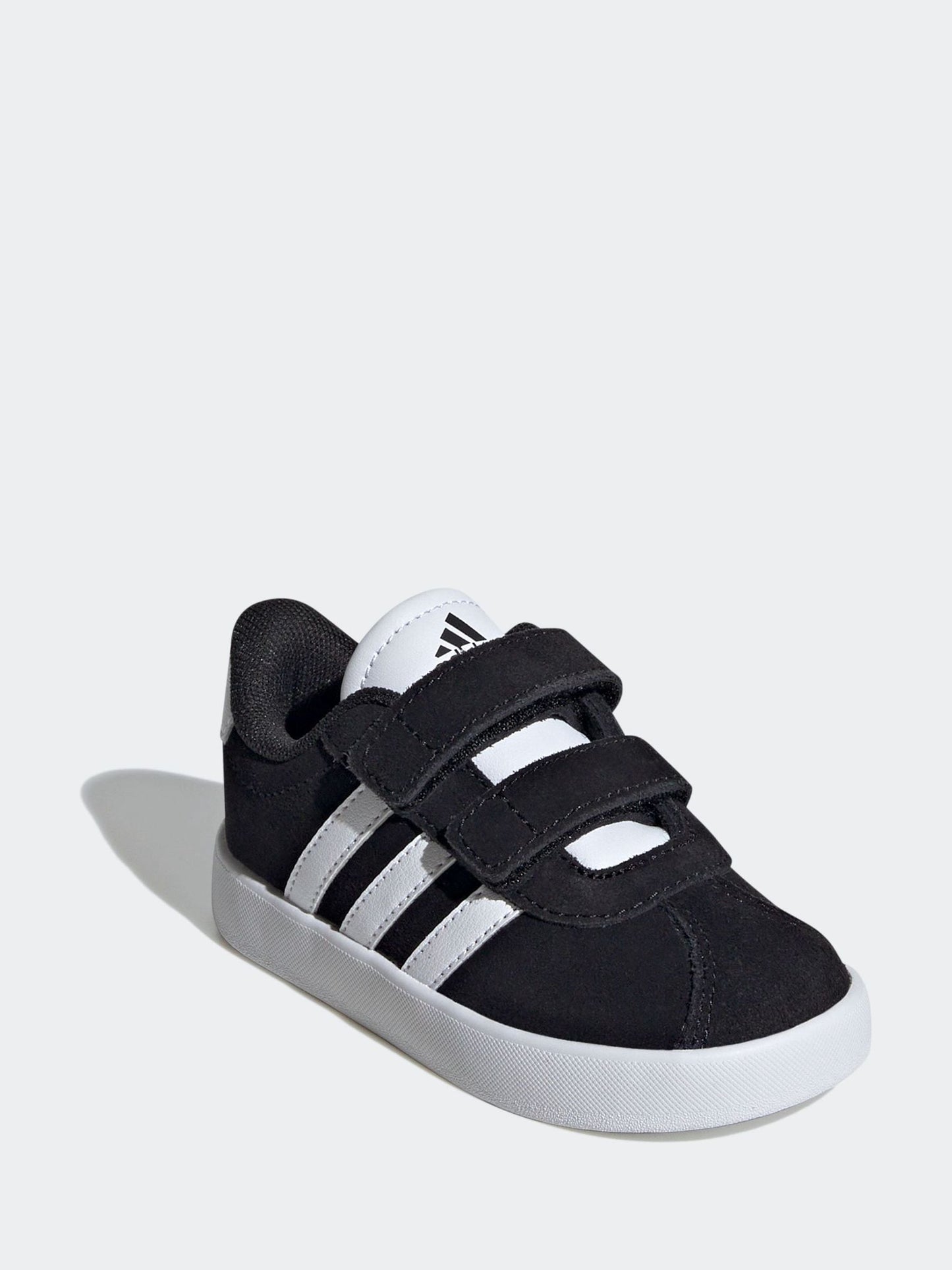 adidas Black VL Court 3.0 Hook and Loop Infant Trainers image 5