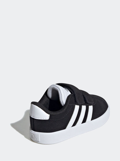 adidas Black VL Court 3.0 Hook and Loop Infant Trainers image 6