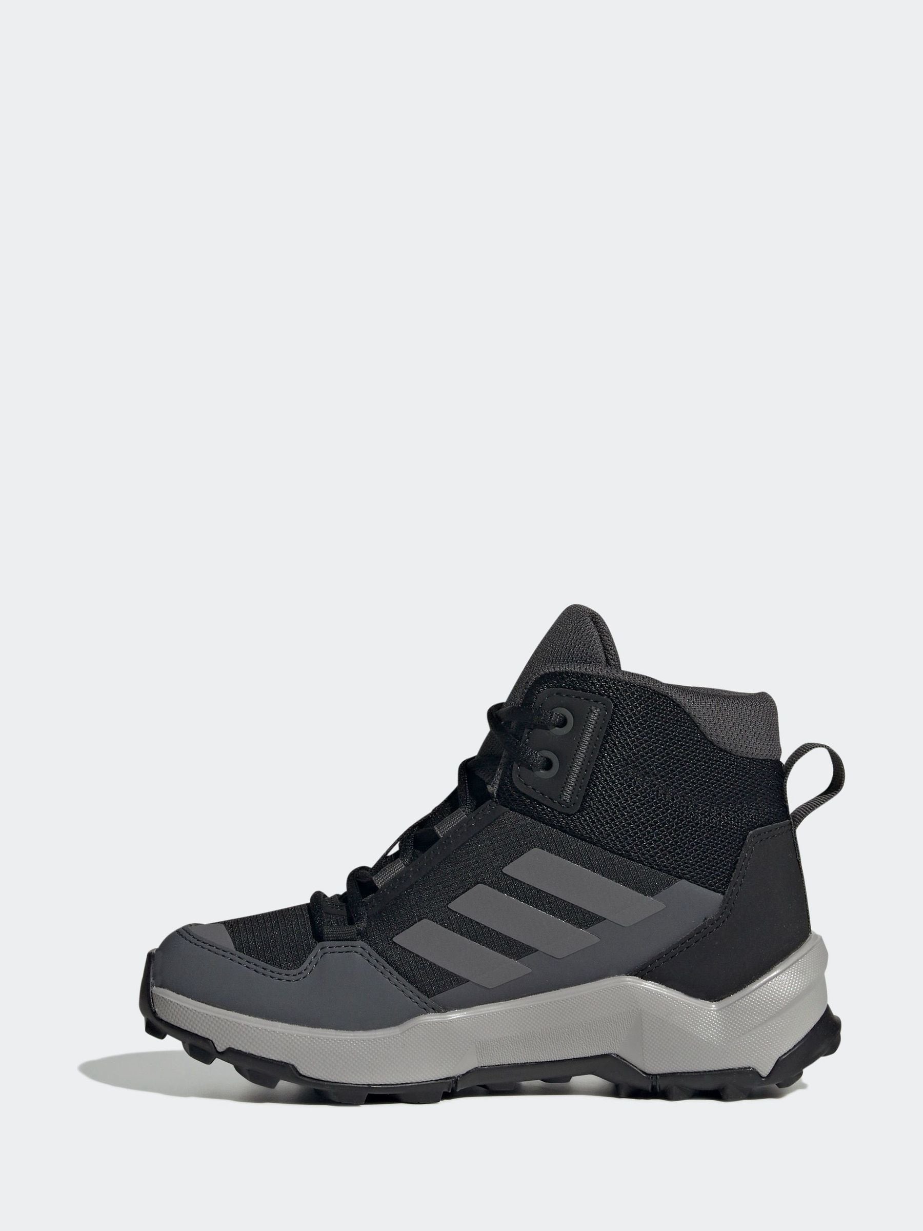 adidas Black Terrex Ax4r Mid Hiking Kids Trainers image 4