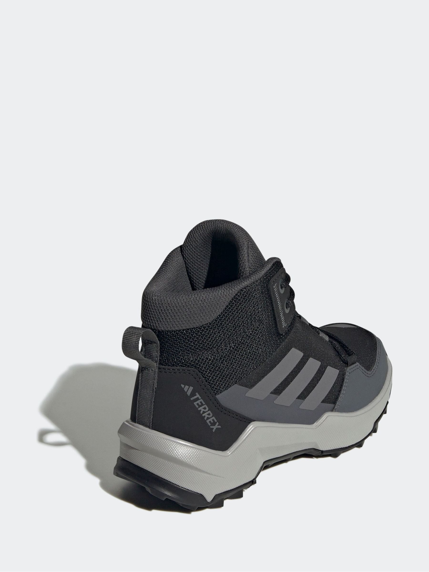 adidas Black Terrex Ax4r Mid Hiking Kids Trainers image 6