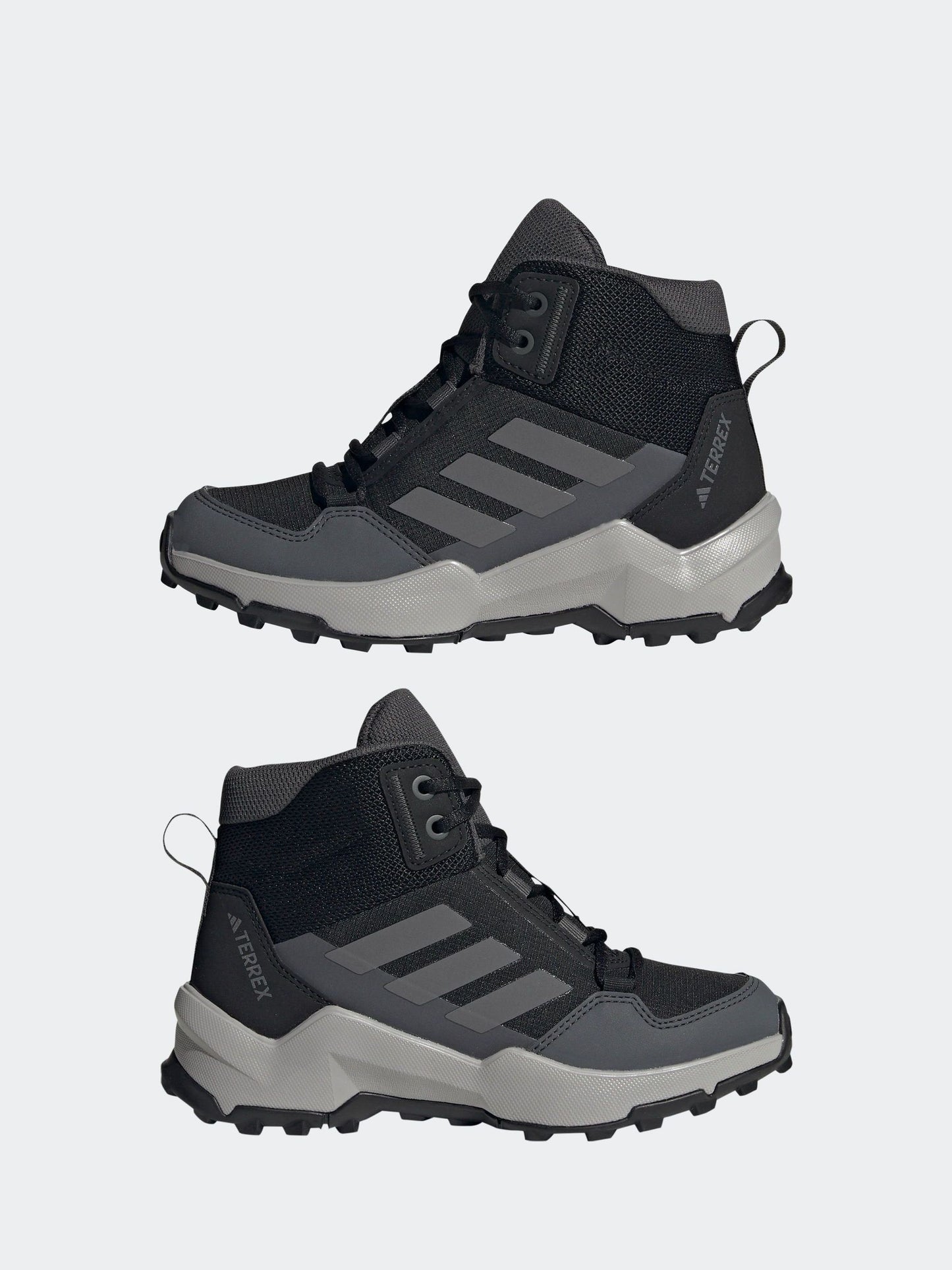 adidas Black Terrex Ax4r Mid Hiking Kids Trainers image 7