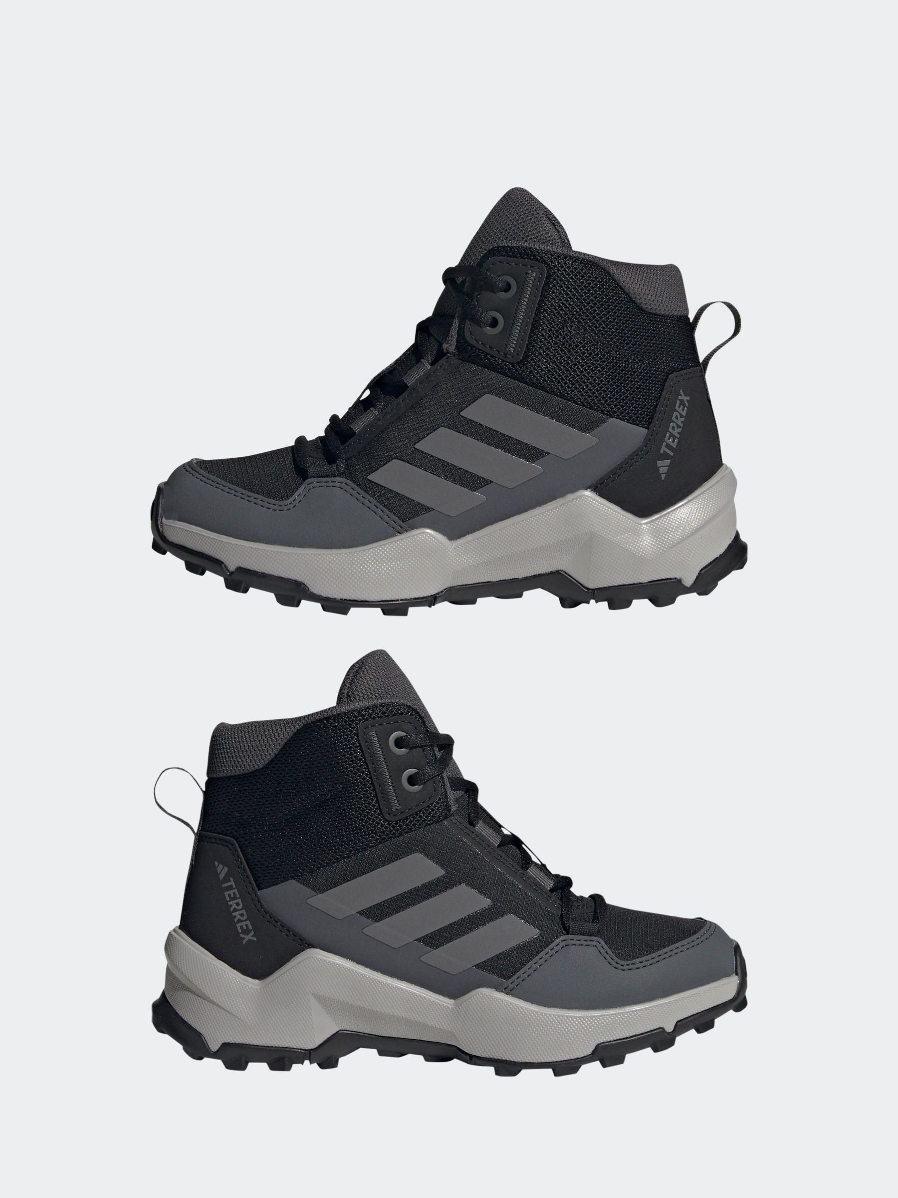 adidas Black Terrex Ax4r Mid Hiking Kids Trainers image 7