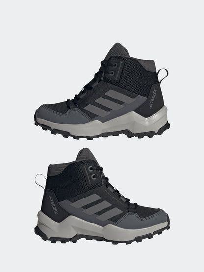 adidas Black Terrex Ax4r Mid Hiking Kids Trainers image 7