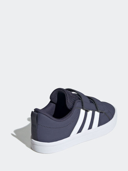 adidas Navy Blue Hook and Loop VS Pace 2.0 Kids Trainers image 4