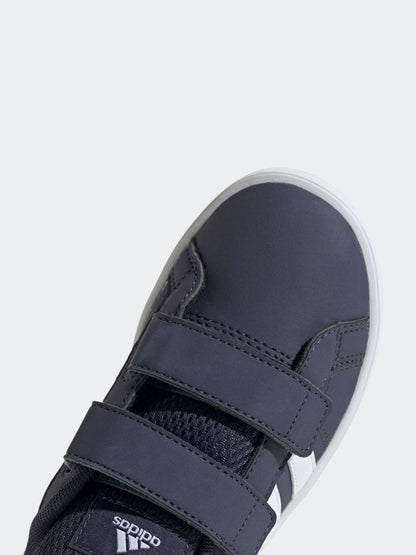 adidas Navy Blue Hook and Loop VS Pace 2.0 Kids Trainers image 7