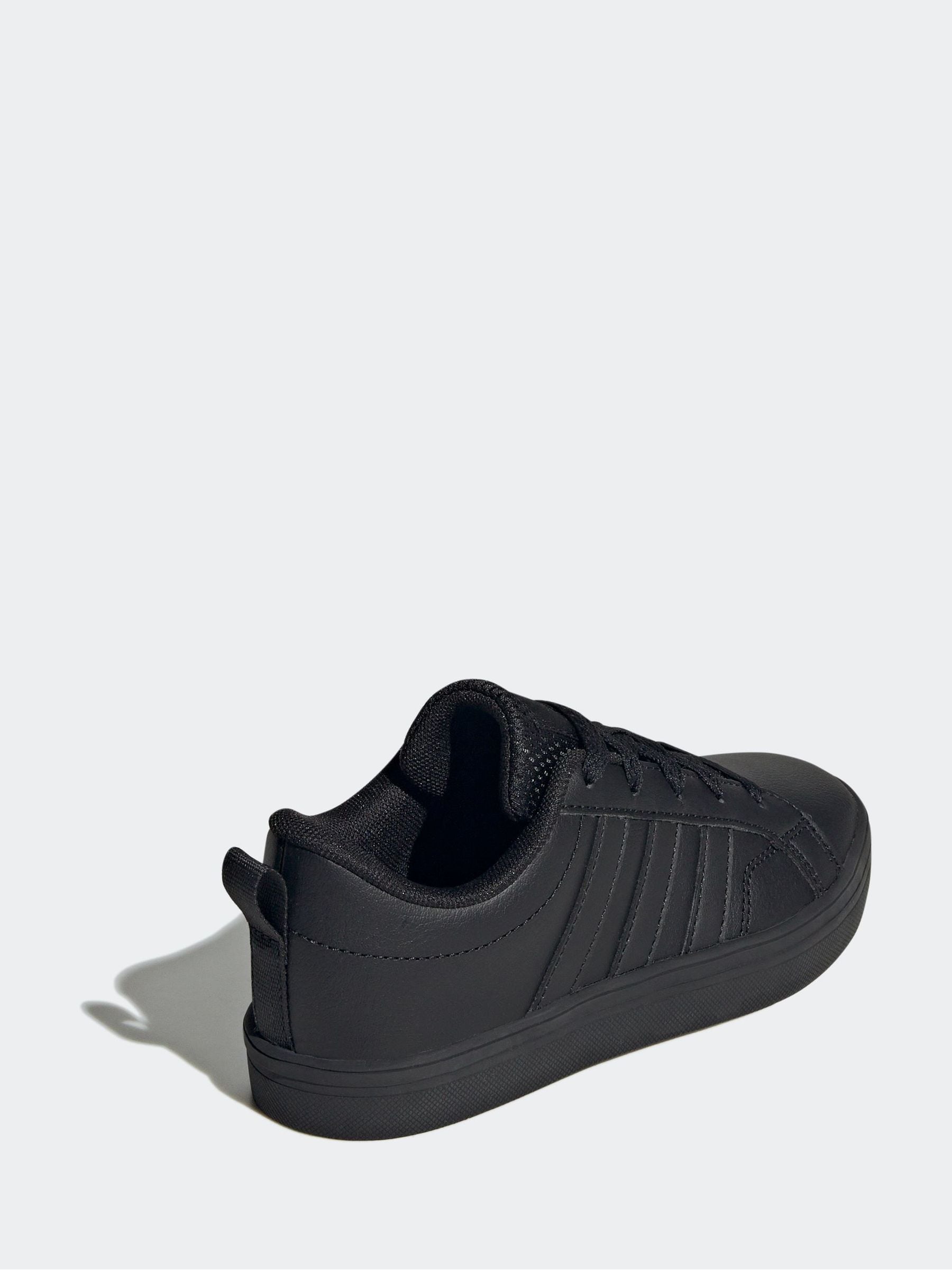 adidas Black Lace Up VS Pace 2.0 Kids Trainers image 2