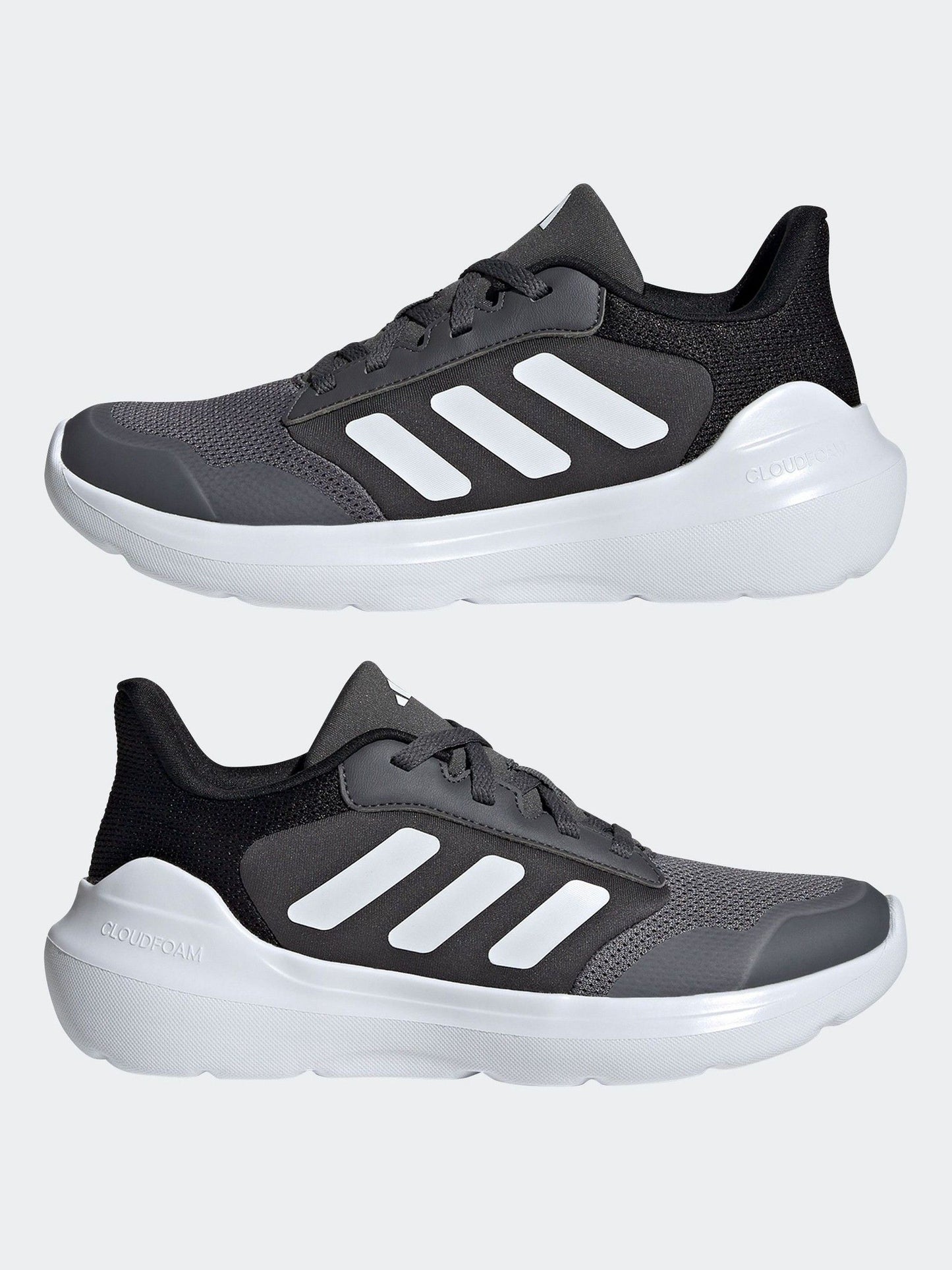 adidas Grey Tensaur Run 2.0 Lace Junior Trainers image 5