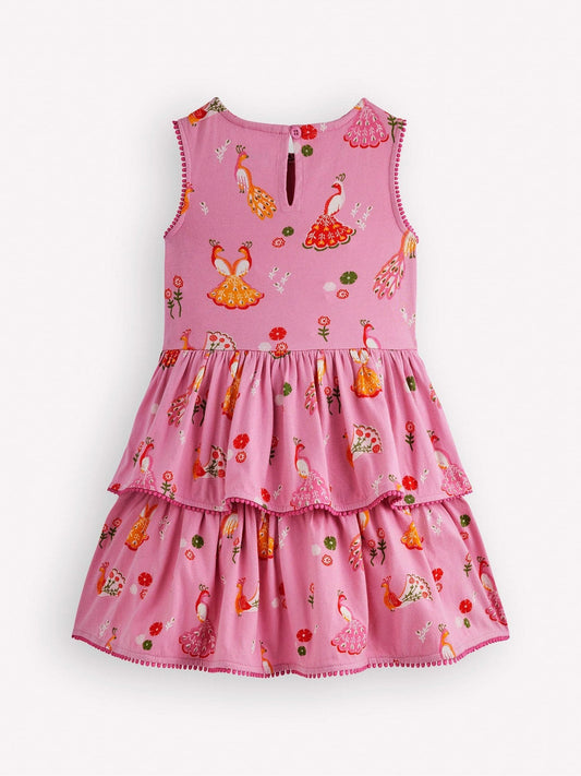 Boden Pink Tiered Jersey Sundress image 2