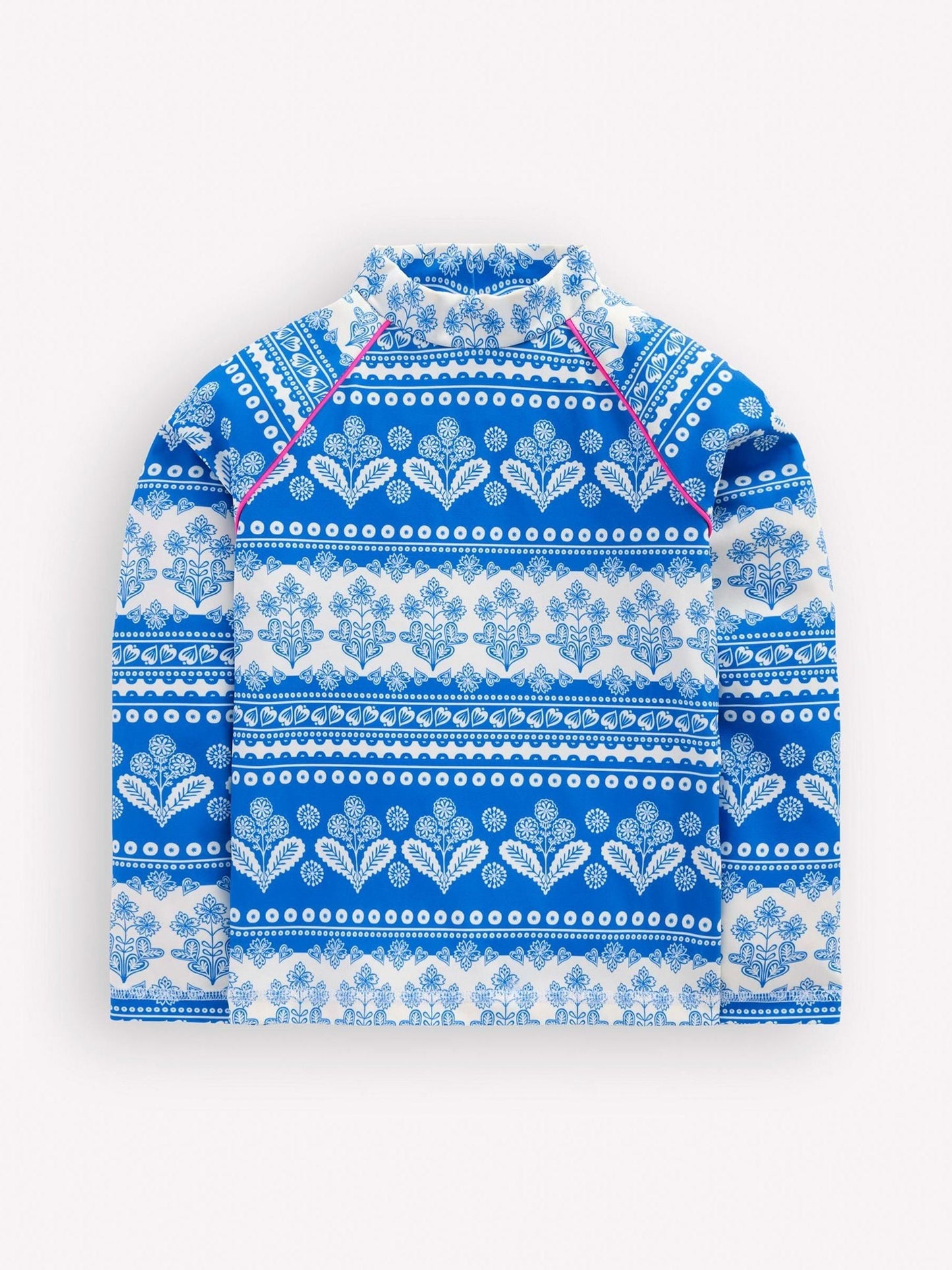 Boden Blue Sun Safe Patterned Rash Vest image 1
