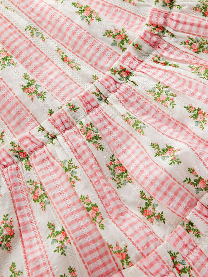 Boden Pink Tiered Midi Sundress image 3