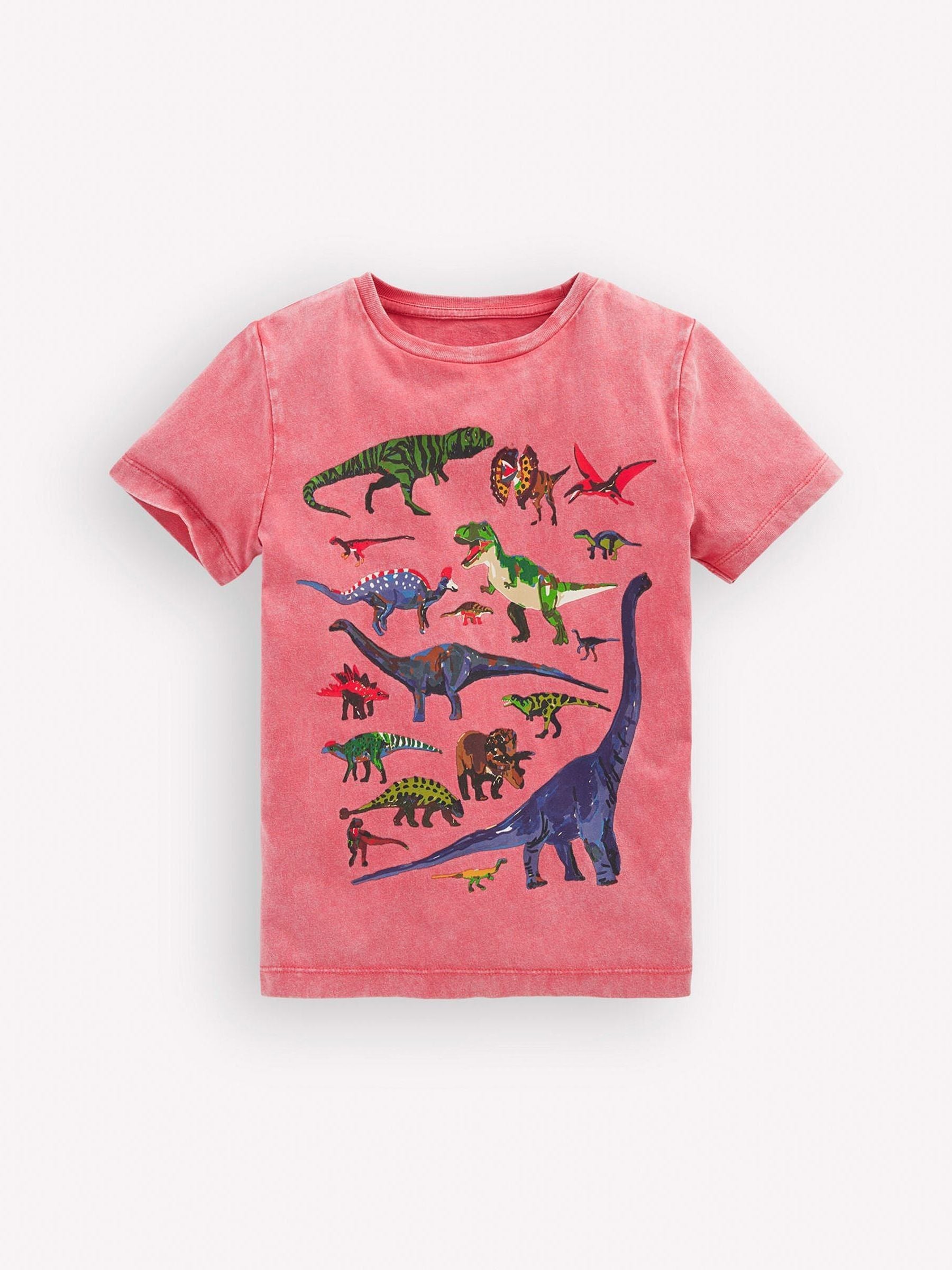 Boden Red Vintage Wash Graphic T-Shirt image 1