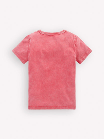 Boden Red Vintage Wash Graphic T-Shirt image 2