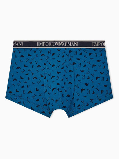 Dsiney Kidz - Emporio Armani Blue Core Logoband Trunks 3 Pack image 2