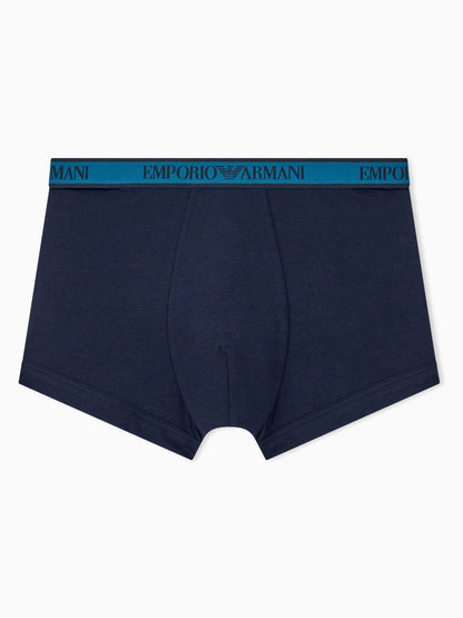 Dsiney Kidz - Emporio Armani Blue Core Logoband Trunks 3 Pack image 4