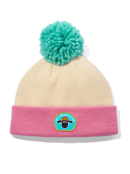 Tog 24 Pink Beulah Shaun the Sheep Kids Knitted Beanie Pom Pom Hat - image 5