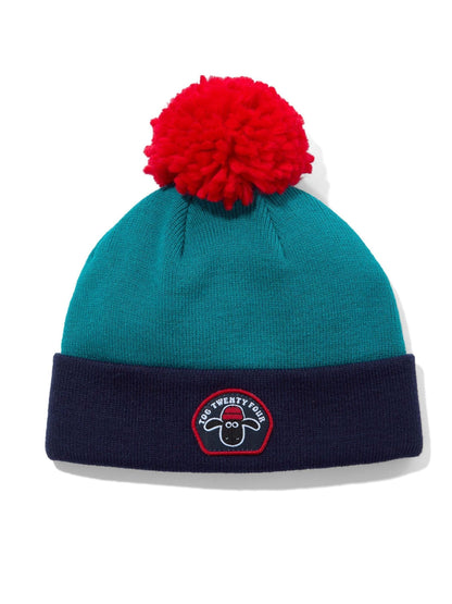 Tog 24 Green Beulah Shaun the Sheep Kids Knitted Beanie Pom Pom Hat - image 4