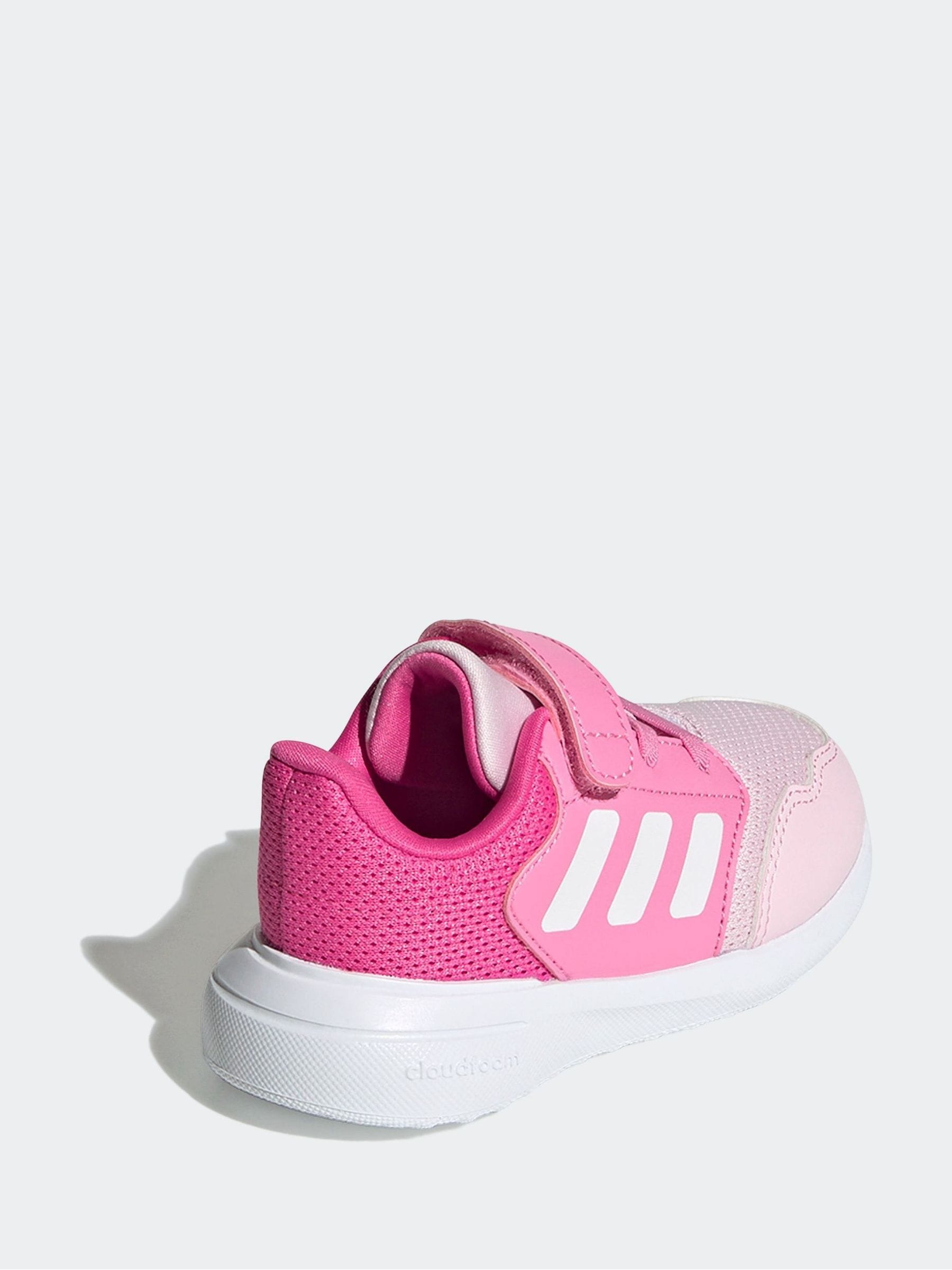 adidas Pink Hook and Loop Tensaur Run 3.0 Infant Trainers image 4