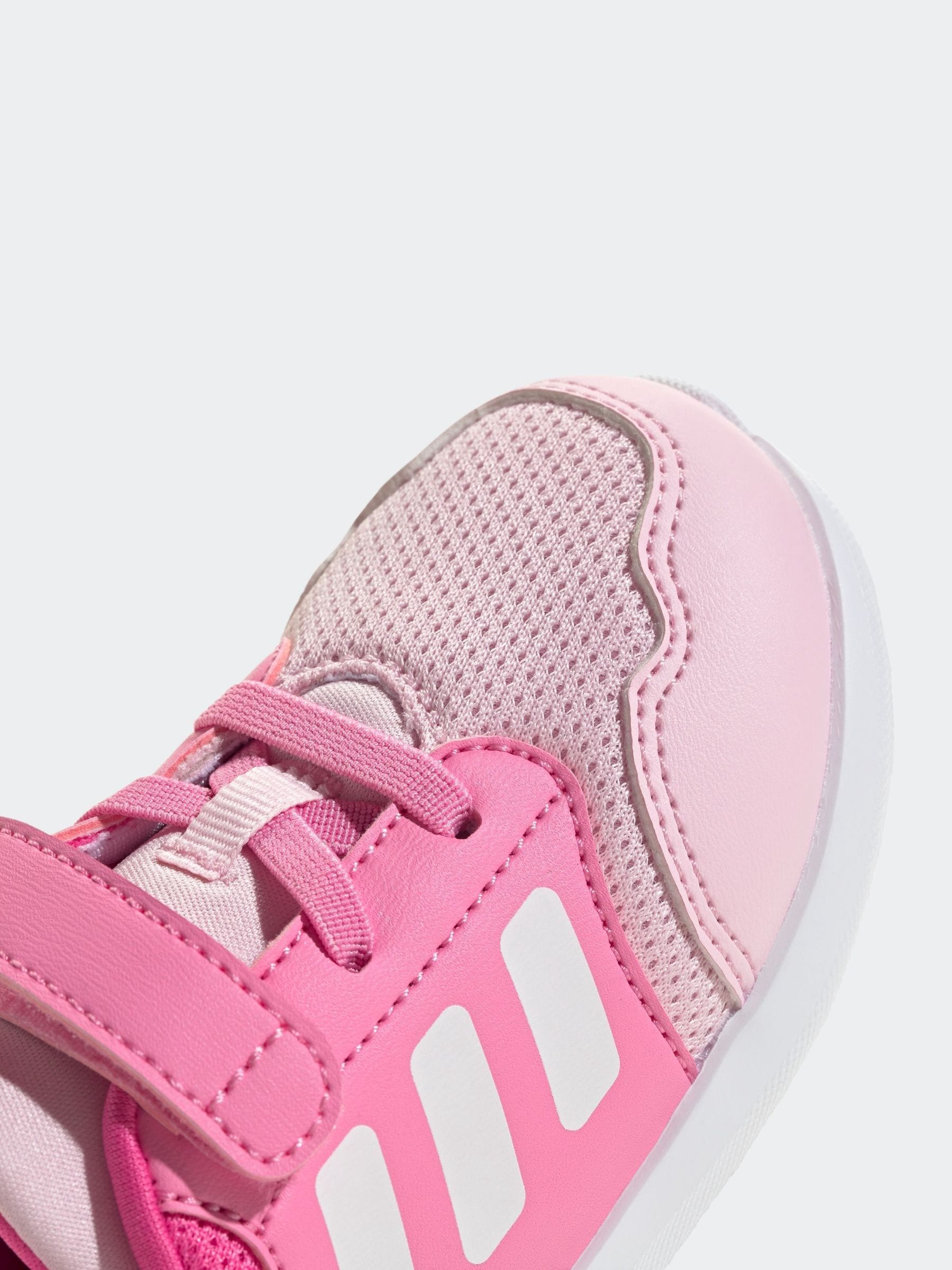 adidas Pink Hook and Loop Tensaur Run 3.0 Infant Trainers image 8