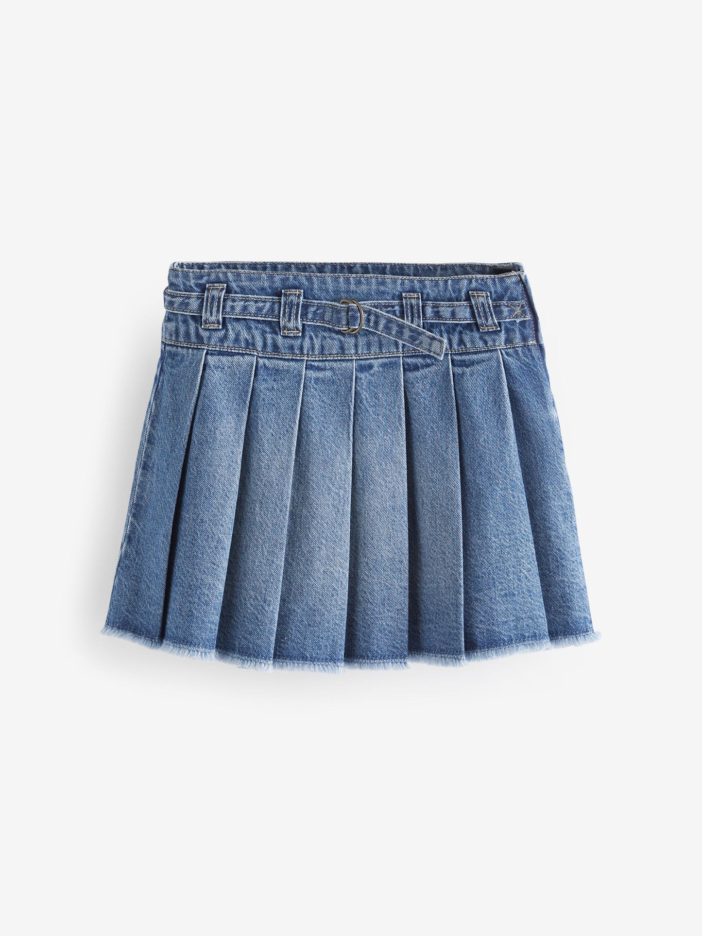 Dsiney Kidz - Mid Blue Denim Pleated Skirt (3-16yrs) image 5