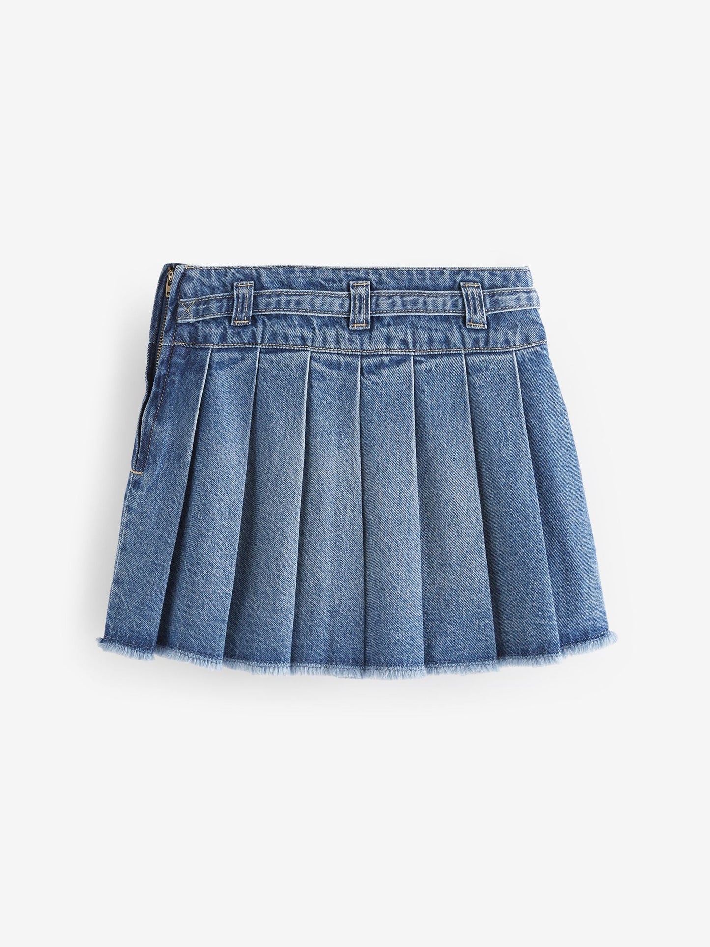 Dsiney Kidz - Mid Blue Denim Pleated Skirt (3-16yrs) image 6