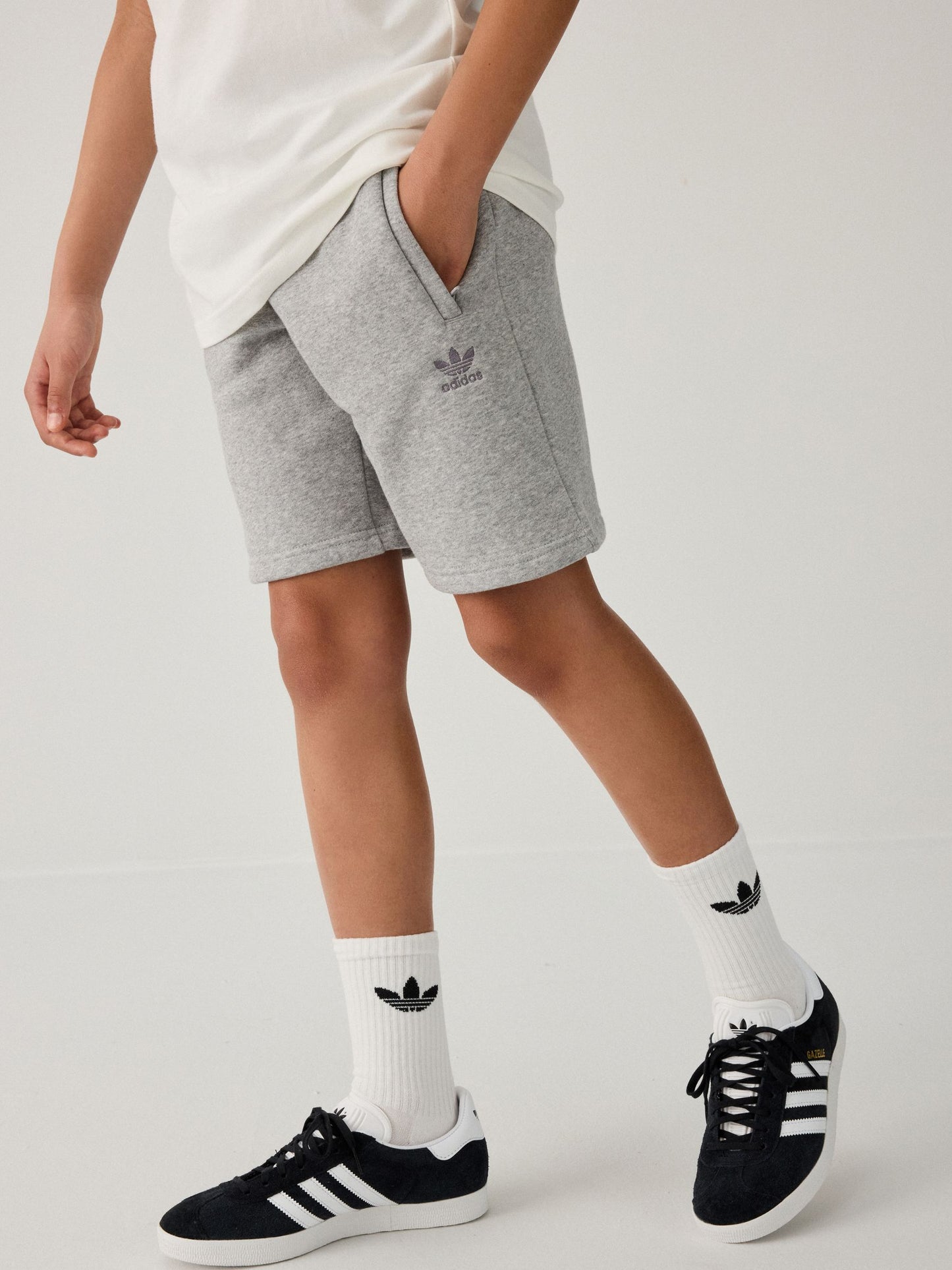 Dsiney Kidz - adidas Originals Grey Kids Shorts image 1
