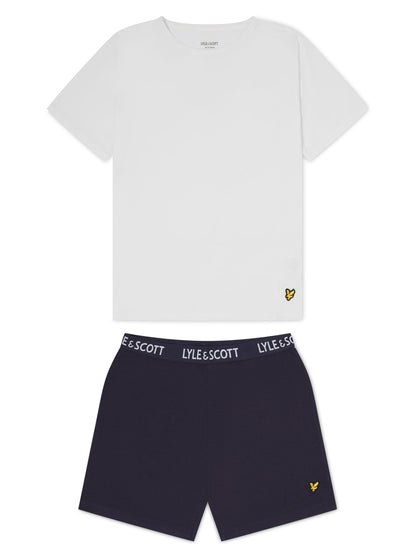 Lyle & Scott White Sleepwear Shorts Set - image 1