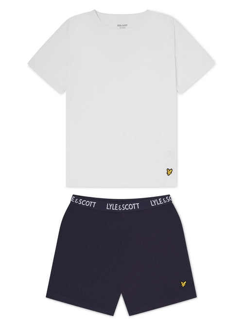 Lyle & Scott White Sleepwear Shorts Set - image 1