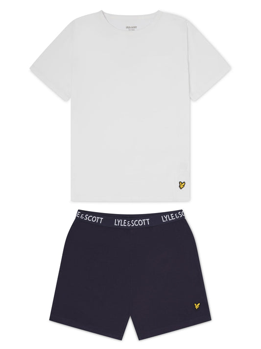 Lyle & Scott White Sleepwear Shorts Set - image 1