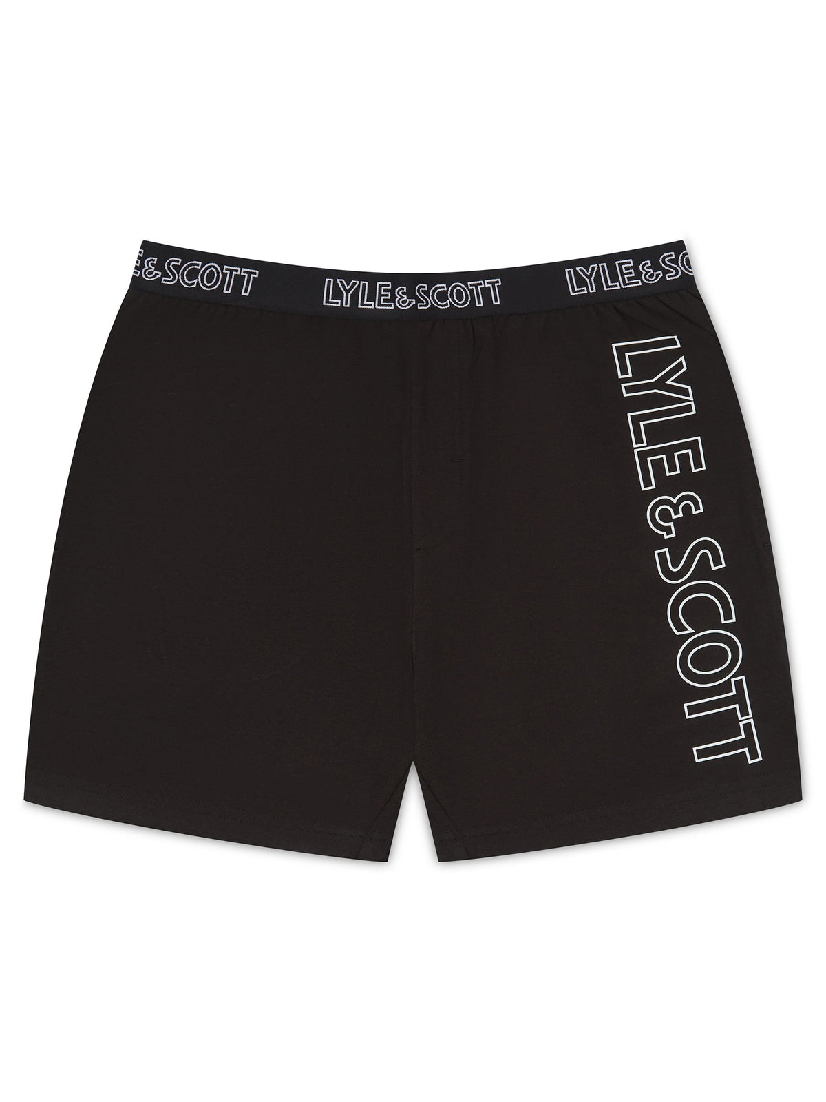 Lyle & Scott White Abel Branded Sleepwear Shorts Set - image 3