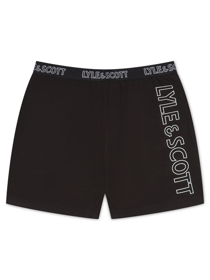 Lyle & Scott White Abel Branded Sleepwear Shorts Set - image 3