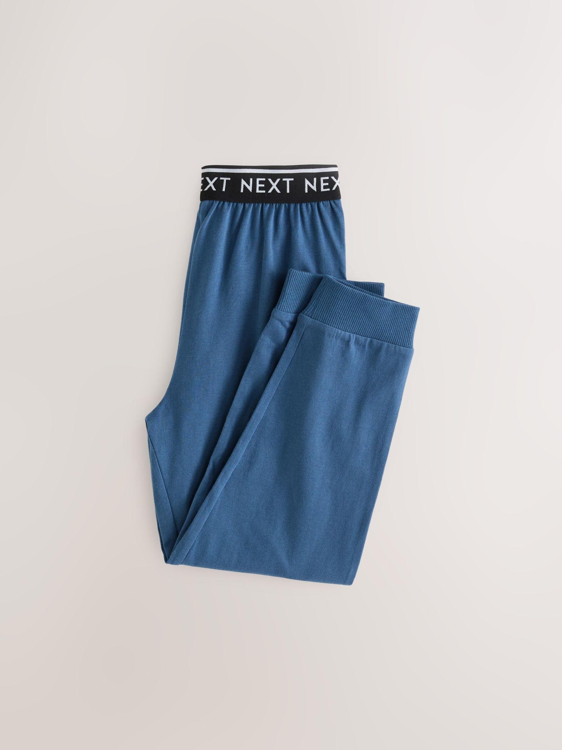 Blue/Grey/Charcoal 3 Pack Jogger Pyjamas (3-16yrs) image 3