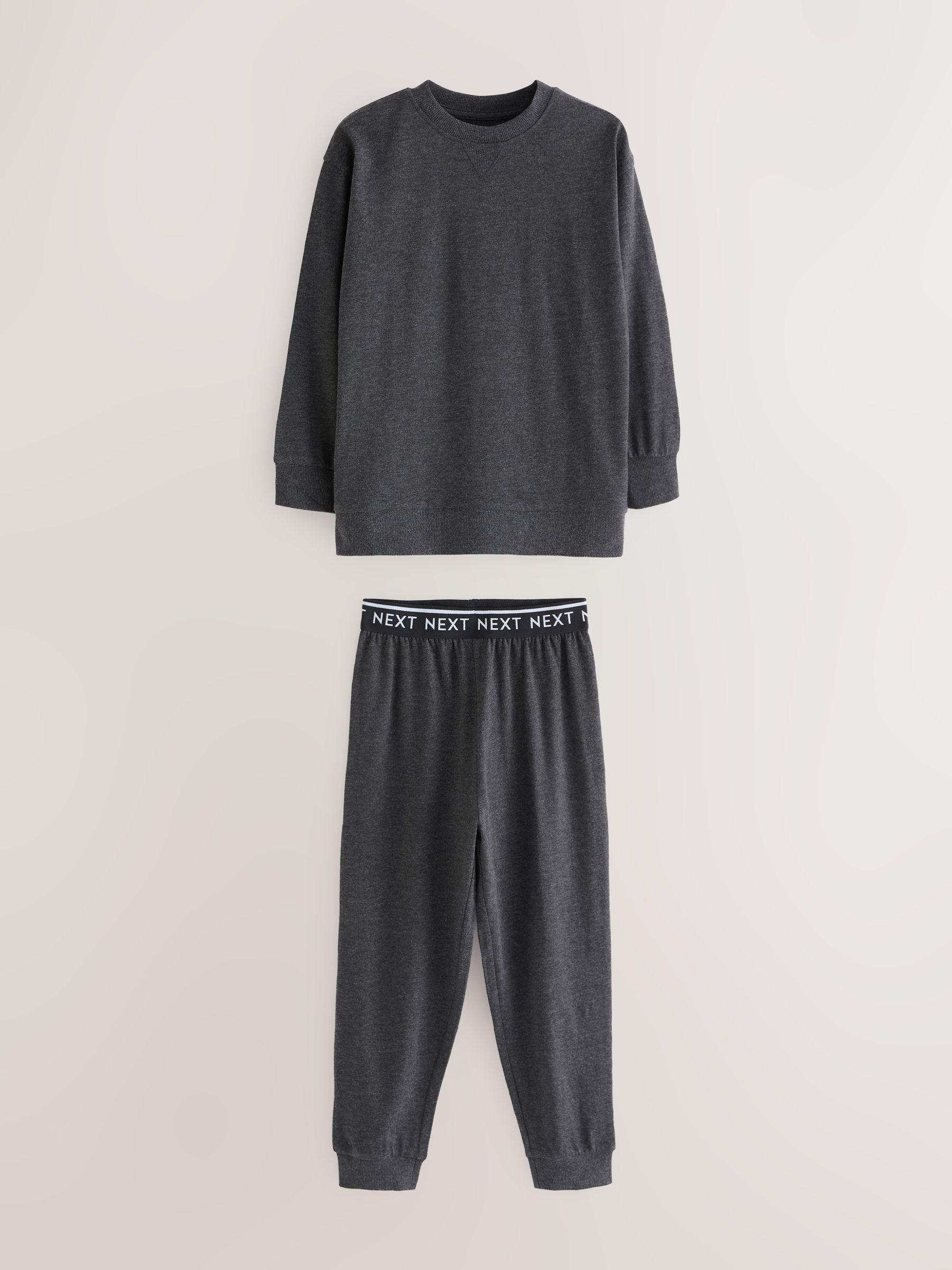 Blue/Grey/Charcoal 3 Pack Jogger Pyjamas (3-16yrs) image 5