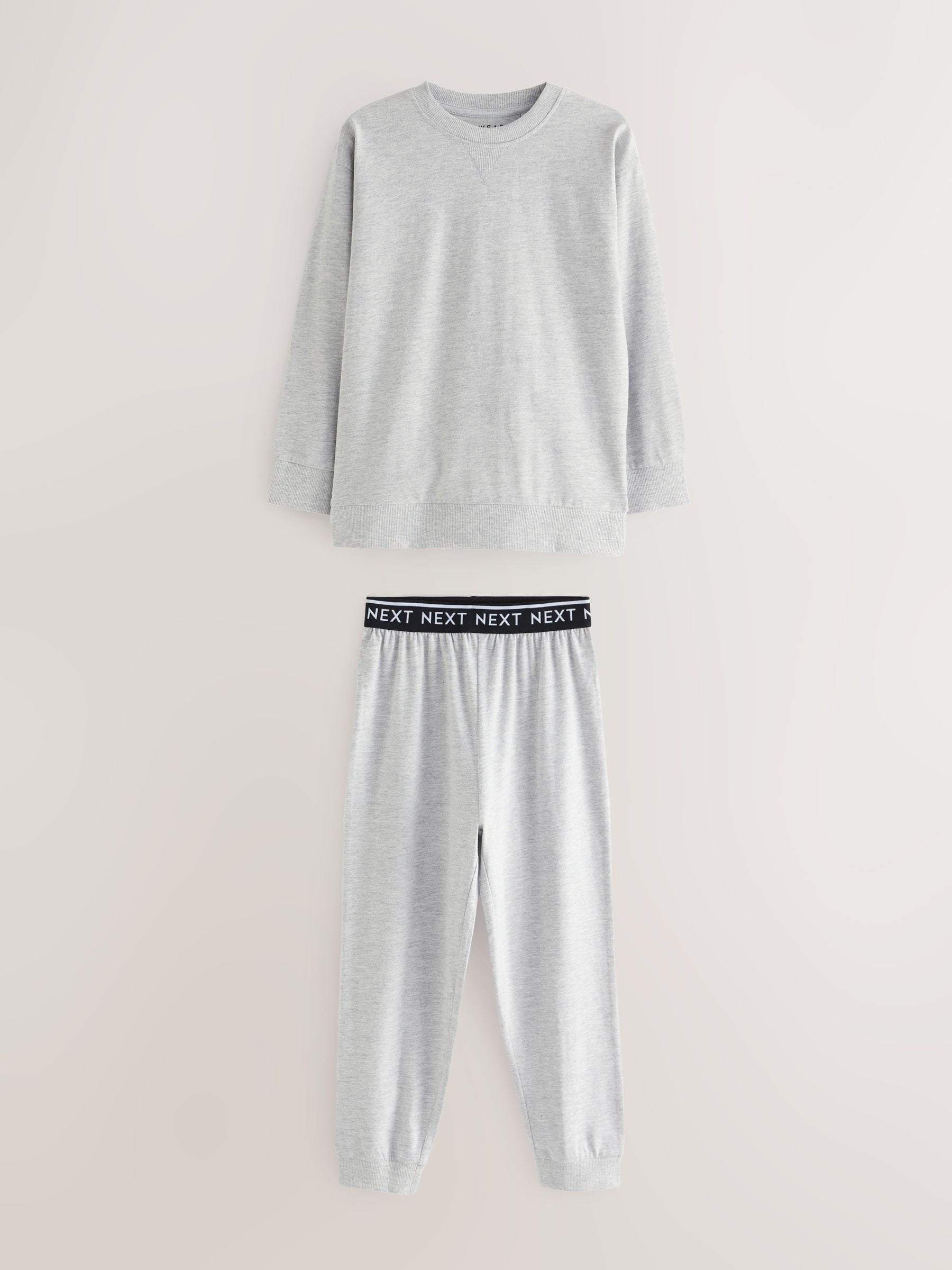 Blue/Grey/Charcoal 3 Pack Jogger Pyjamas (3-16yrs) image 6