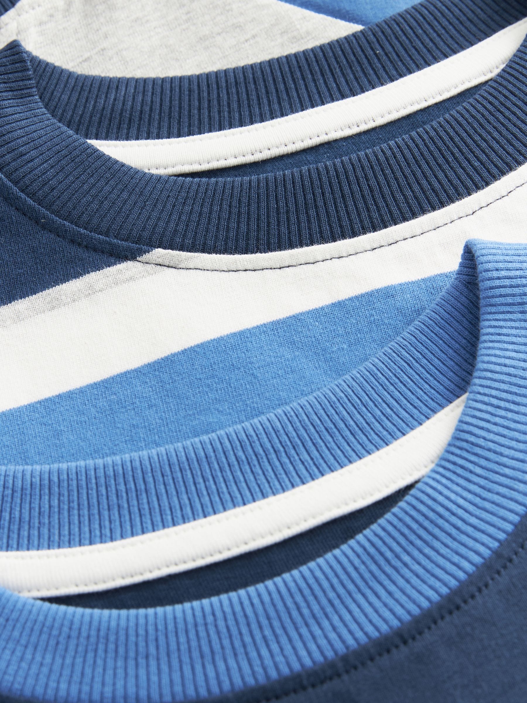 Blue/Navy/Grey 3 Pack Jogger Pyjamas (3-16yrs) image 8