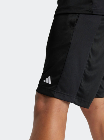 Dsiney Kidz - adidas Black Train Essentials Logo Regular Fit Shorts Kids image 4