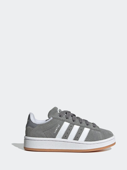 adidas Originals Grey Light Campus 00s Elastic Lace Kids Trainers image 1