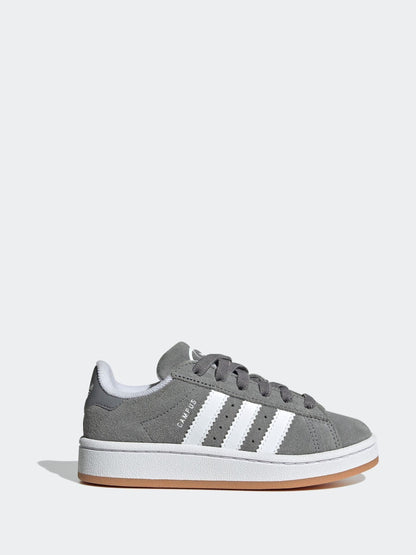 adidas Originals Grey Light Campus 00s Elastic Lace Kids Trainers image 3