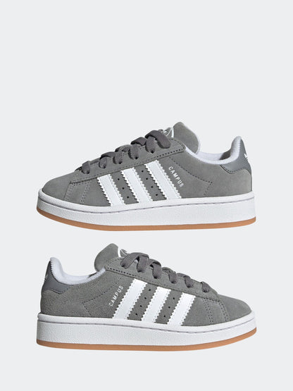 adidas Originals Grey Light Campus 00s Elastic Lace Kids Trainers image 7