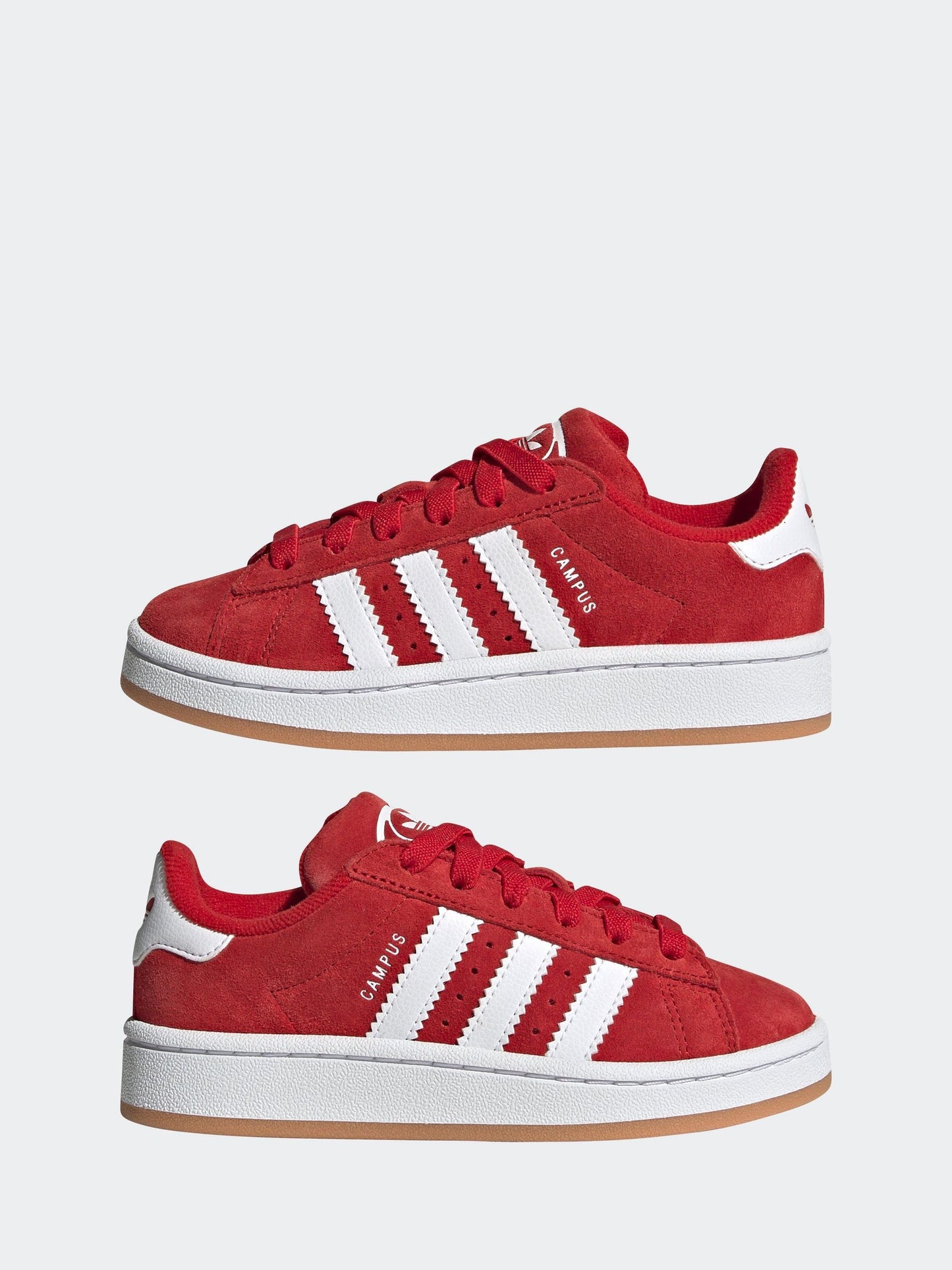 adidas Originals Bright Red Campus 00s Elastic Lace Kids Trainers image 5