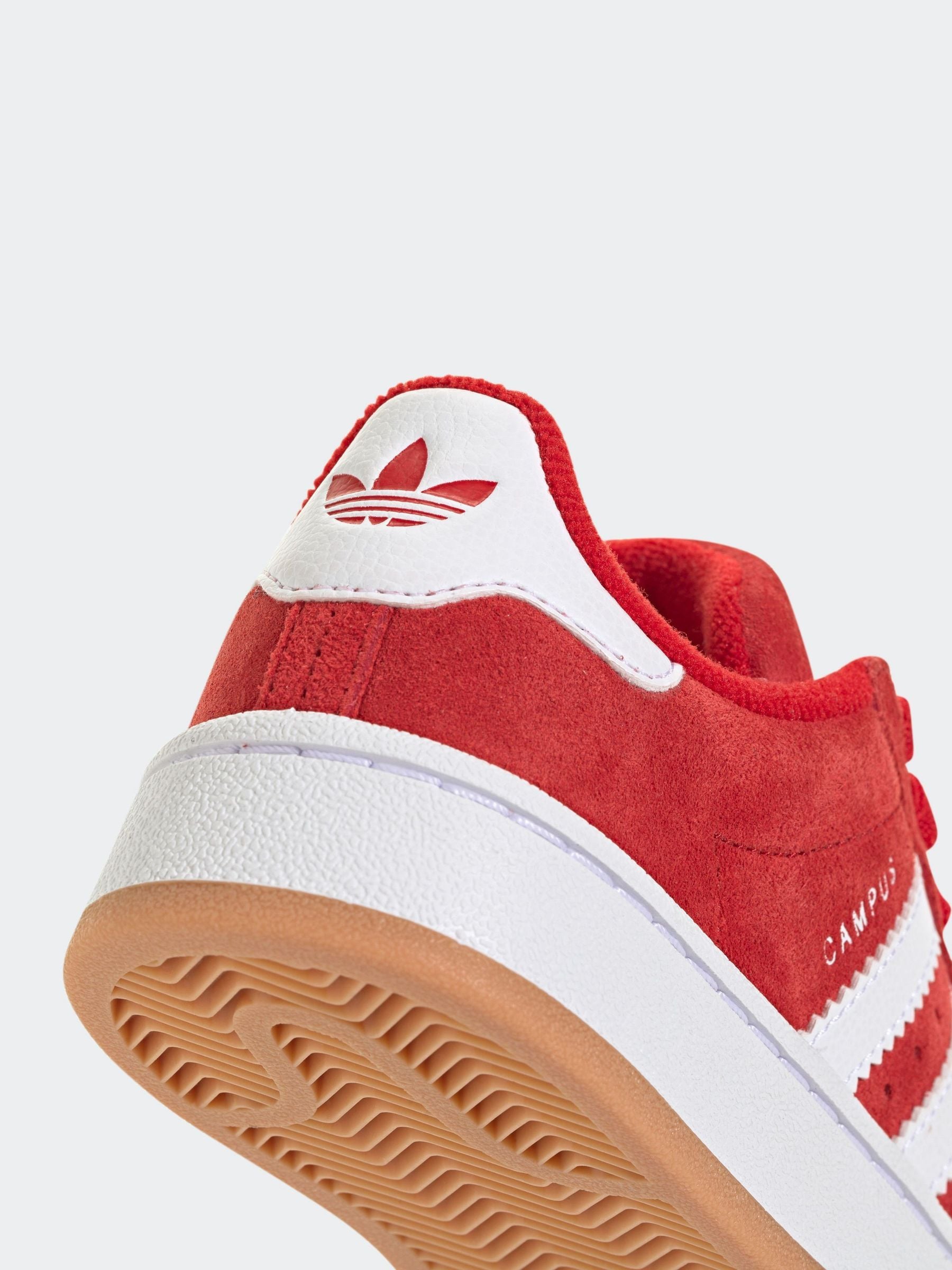 adidas Originals Bright Red Campus 00s Elastic Lace Kids Trainers image 8