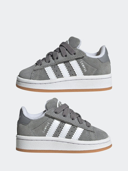adidas Originals Grey Campus 00s Comfort Closure Elastic Lace Infant Trainers image 5