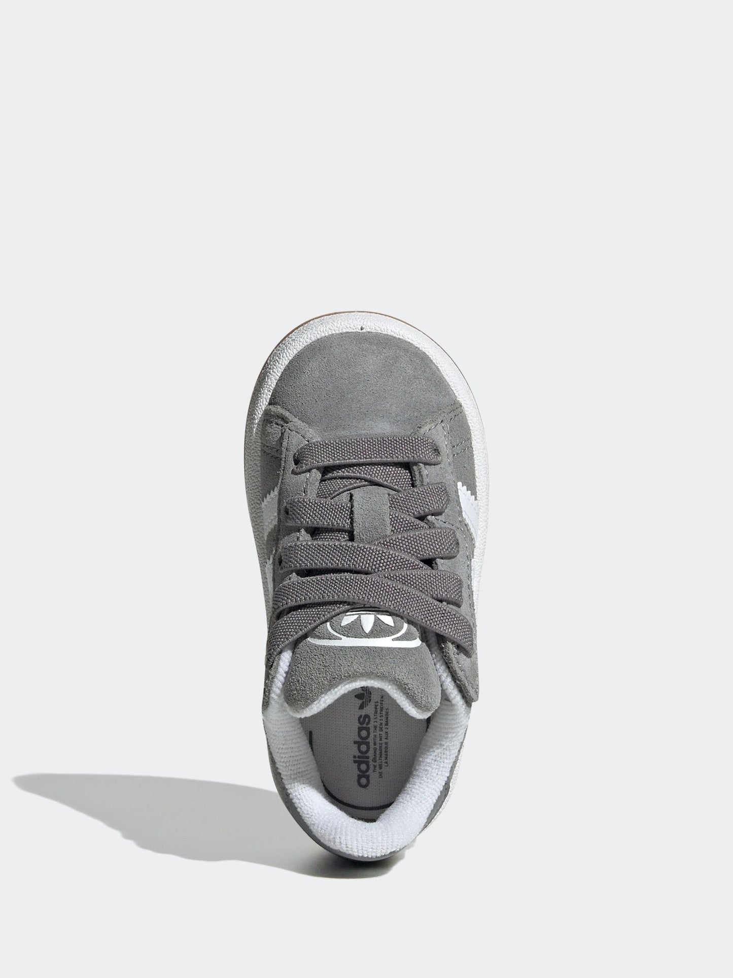 adidas Originals Grey Campus 00s Comfort Closure Elastic Lace Infant Trainers image 7
