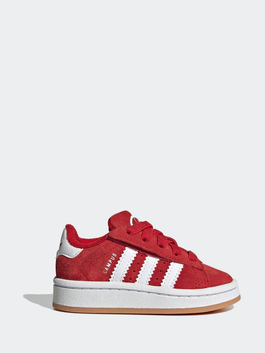 adidas Originals Red Campus 00s Comfort Closure Elastic Lace Infant Trainers image 1