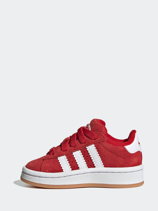 adidas Originals Red Campus 00s Comfort Closure Elastic Lace Infant Trainers image 2