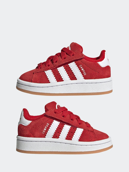adidas Originals Red Campus 00s Comfort Closure Elastic Lace Infant Trainers image 5