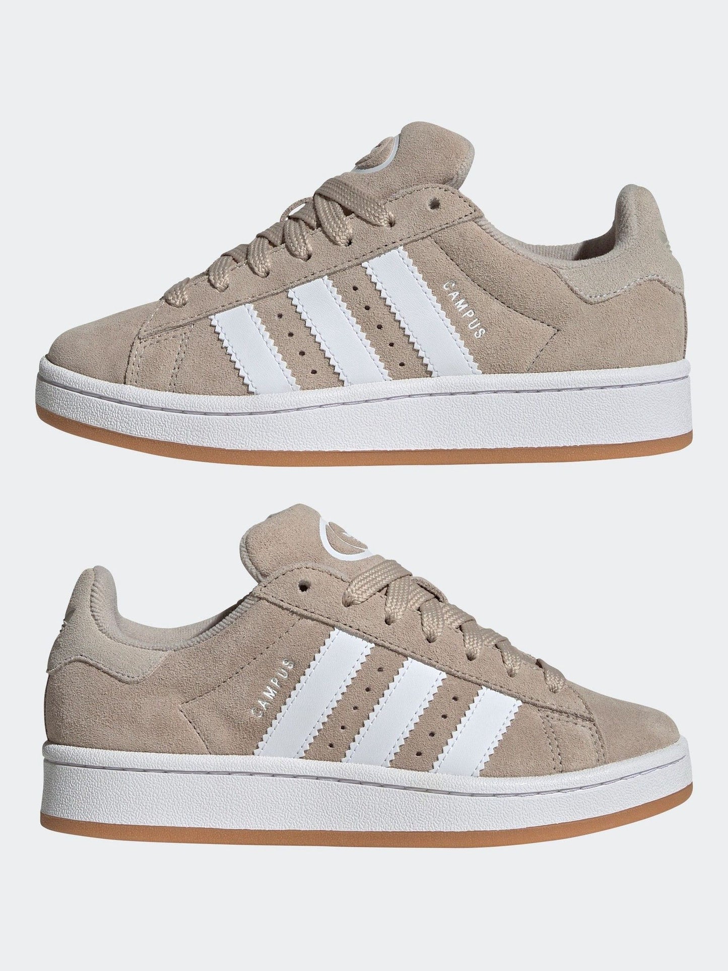 adidas Originals Neutral/White Campus 00s Lace Junior Trainers image 5